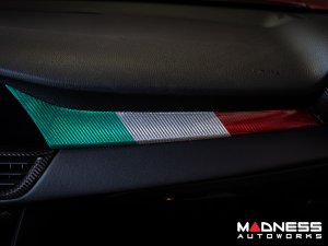 Alfa Romeo Giulia Dash Trim Kit - Carbon Fiber - Feroce Carbon - Italian Theme Alfa Romeo Giulia Dash Trim Kit - Carbon Fiber - Feroce Carbon - Italian Theme